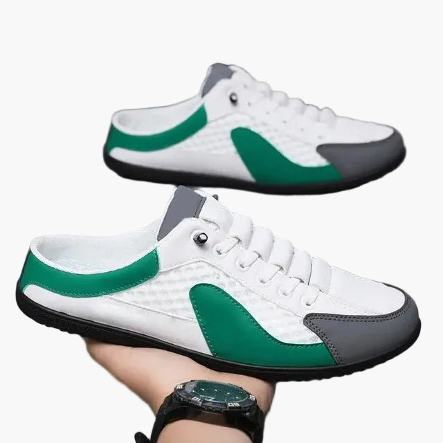 Mules décontractées pour homme style sneakers à enfiler – Idéales pour les vacances et le quotidien