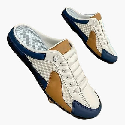 Mules décontractées pour homme style sneakers à enfiler – Idéales pour les vacances et le quotidien