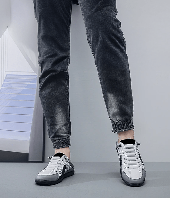 Mules décontractées pour homme style sneakers à enfiler – Idéales pour les vacances et le quotidien
