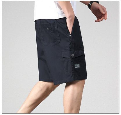Pantaloncini cargo comodi da uomo con tasche con cerniera – Stile spiaggia e vacanze