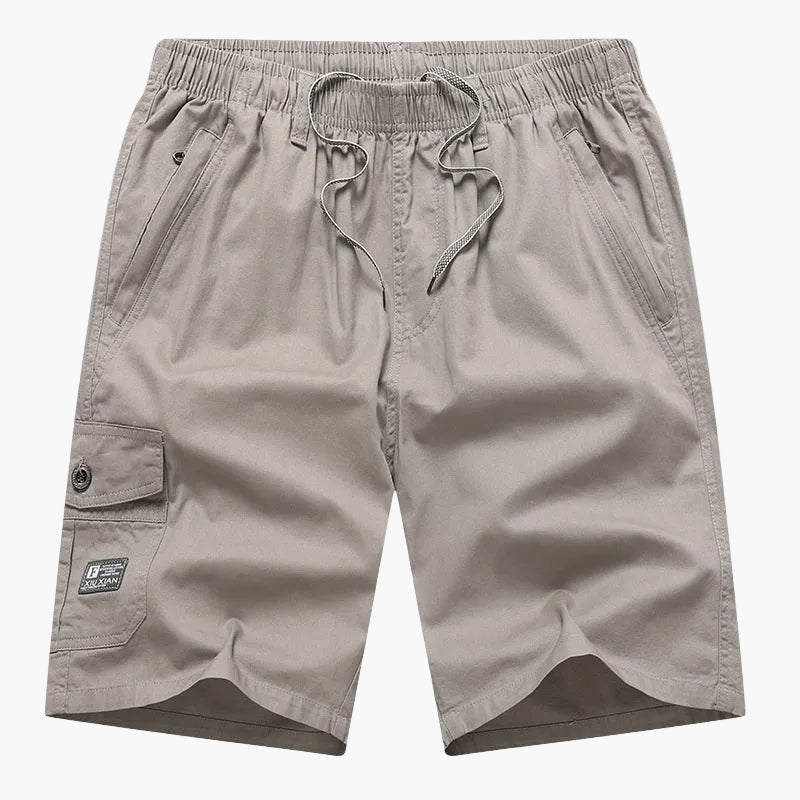 Pantaloncini cargo comodi da uomo con tasche con cerniera – Stile spiaggia e vacanze