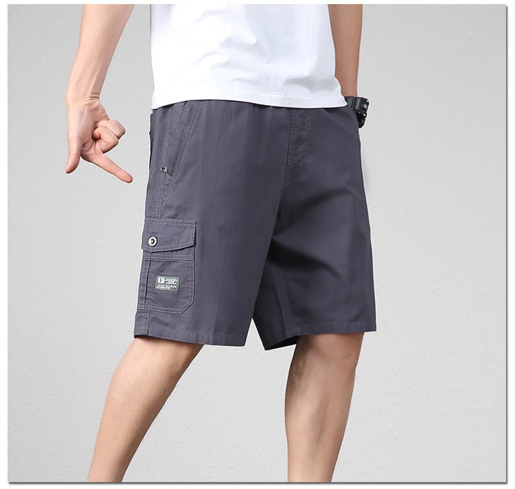 Pantaloncini cargo comodi da uomo con tasche con cerniera – Stile spiaggia e vacanze