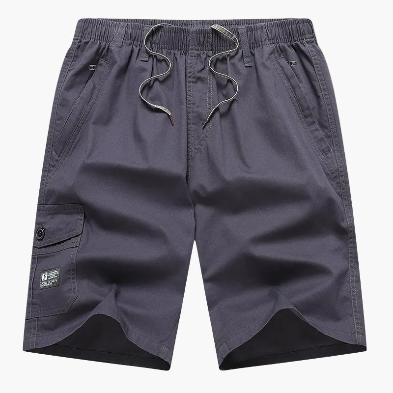 Pantaloncini cargo comodi da uomo con tasche con cerniera – Stile spiaggia e vacanze