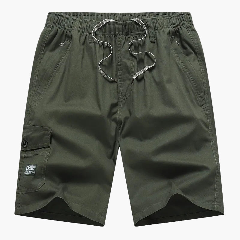 Pantaloncini cargo comodi da uomo con tasche con cerniera – Stile spiaggia e vacanze