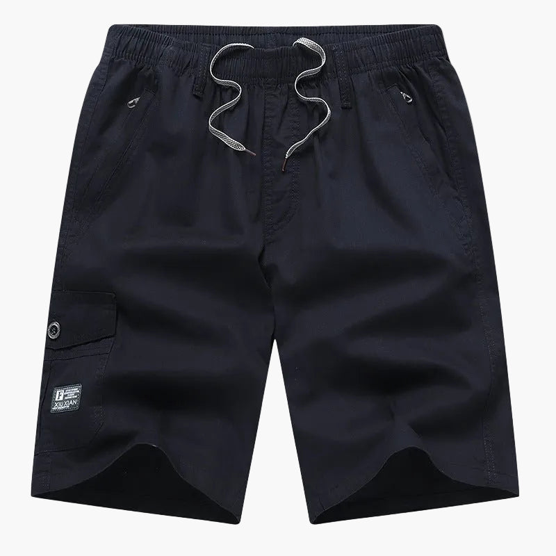 Pantaloncini cargo comodi da uomo con tasche con cerniera – Stile spiaggia e vacanze