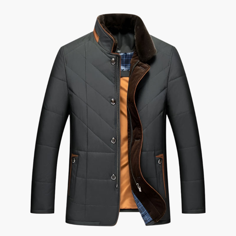 Chaqueta acolchada elegante para hombre – Estilo urbano chic y funcionalidad