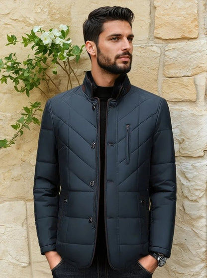 Chaqueta acolchada elegante para hombre – Estilo urbano chic y funcionalidad