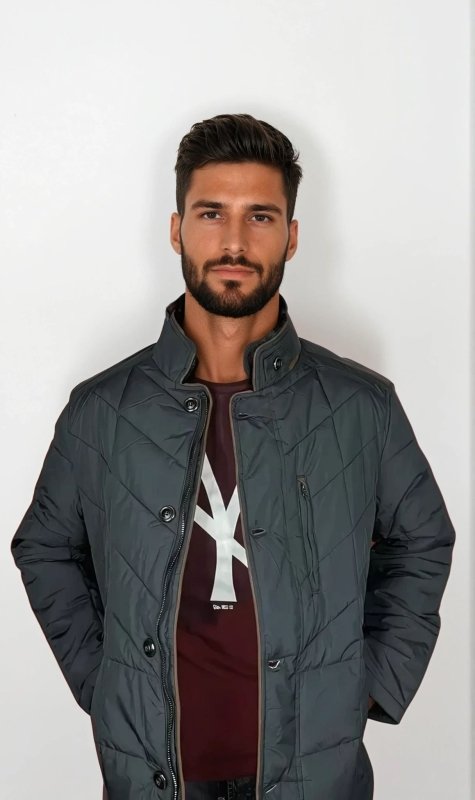 Chaqueta acolchada elegante para hombre – Estilo urbano chic y funcionalidad