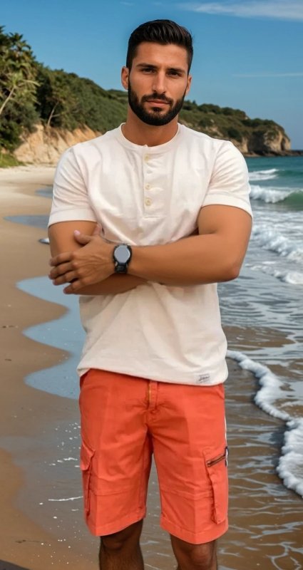 Short cargo décontracté pour homme avec poches multiples – Style urbain et pratique