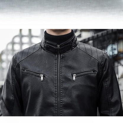 Giubbotto Uomo Stile Biker Urbano Polivalente per Uscite e Quotidiano