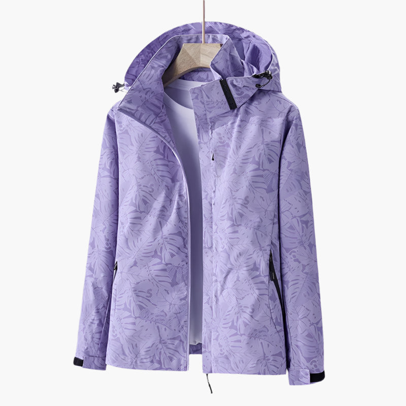 Veste coupe-vent imperméable style urbain pour femme – idéale pour activités extérieures et usage quotidien