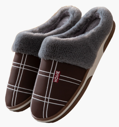 Pantoufles homme confort intérieur antidérapantes style élégant pour la maison
