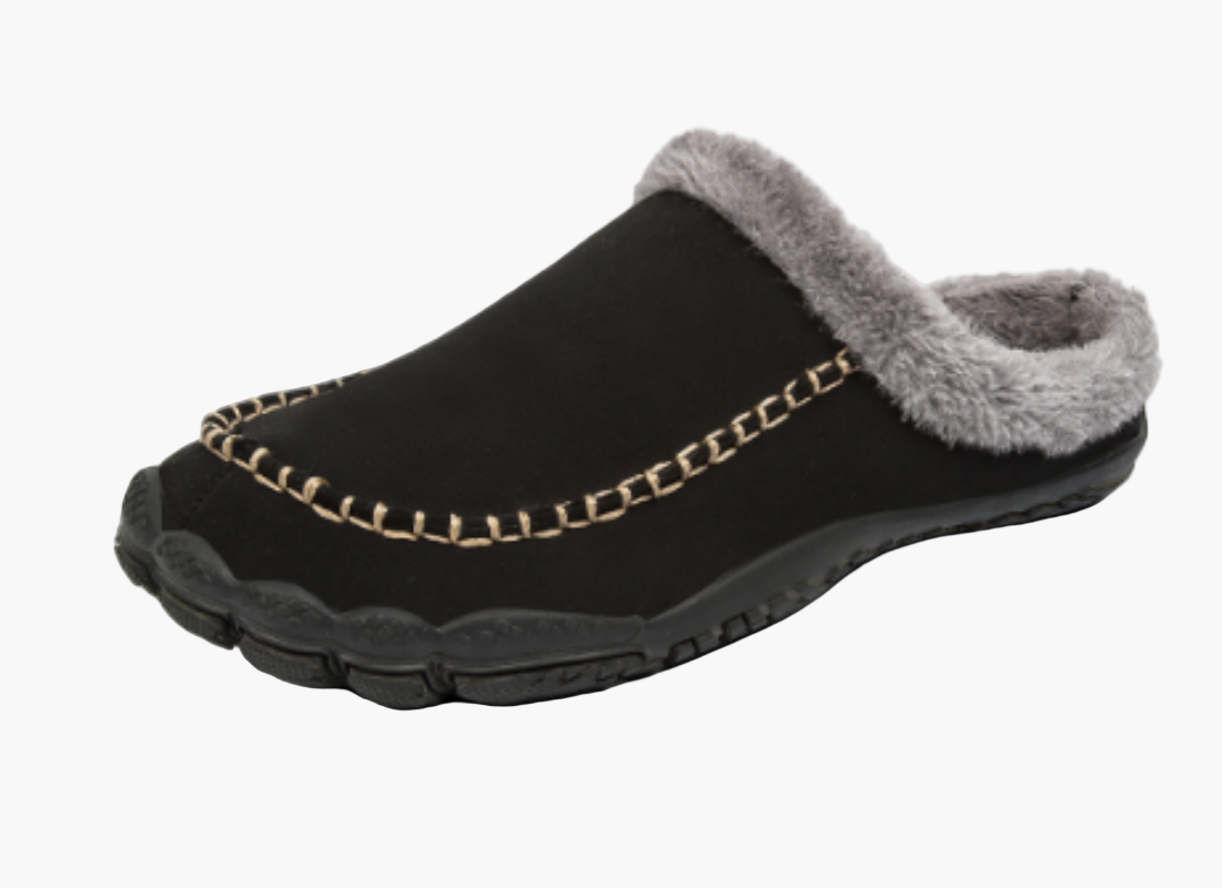 Comfortabele herensloffen mocassin stijl binnen en buiten met antislipzool