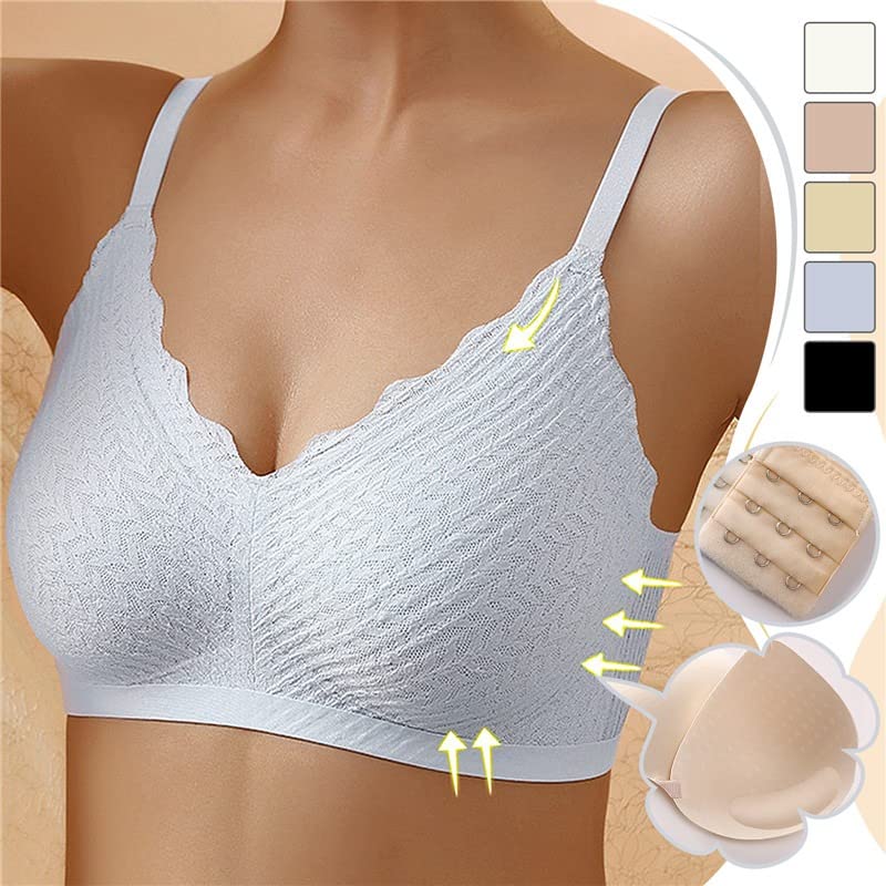 Bep™ - Reggiseno in pizzo senza cuciture e senza ferretto