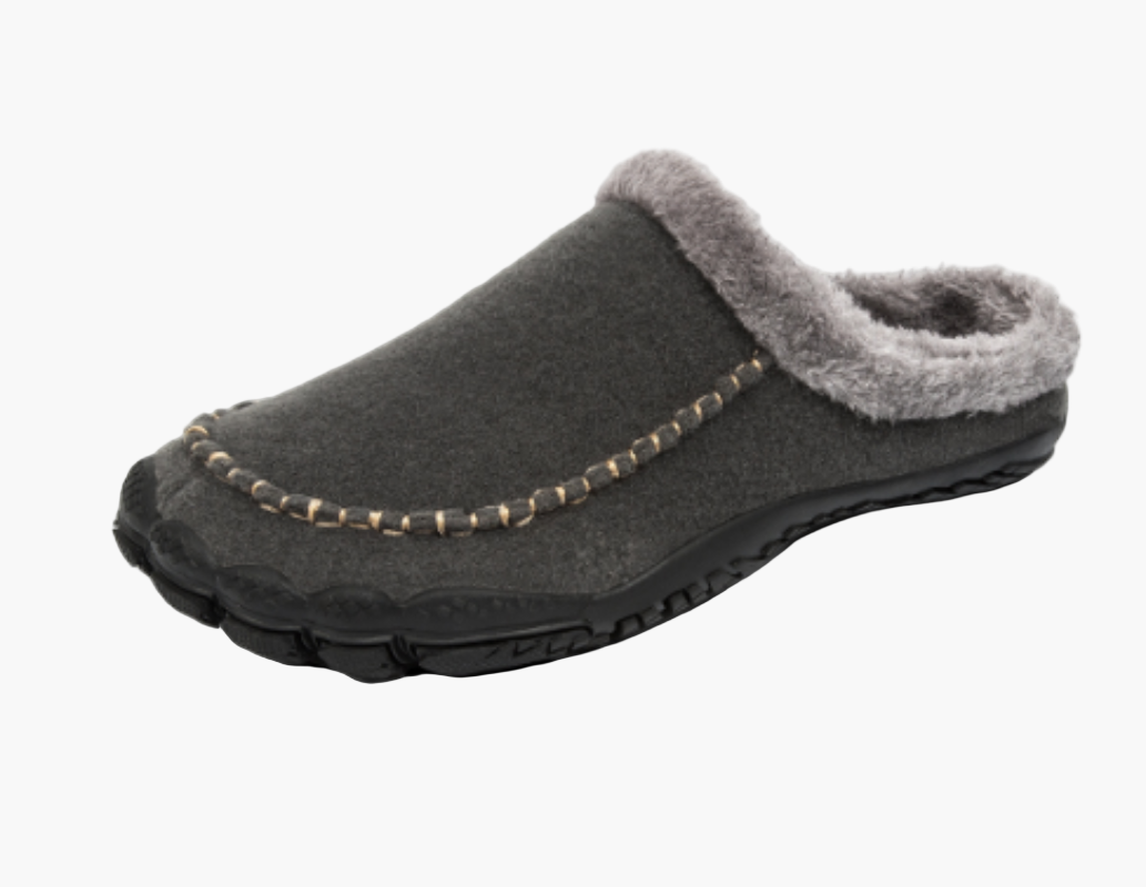 Comfortabele herensloffen mocassin stijl binnen en buiten met antislipzool