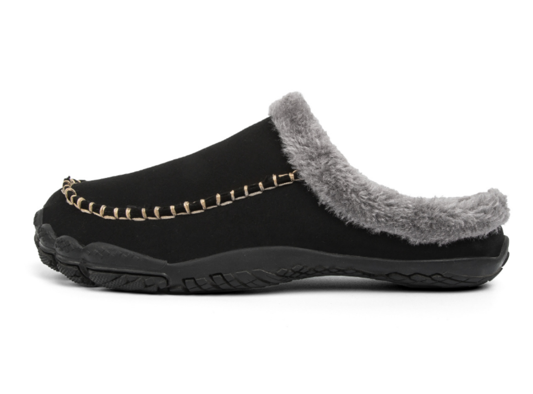 Comfortabele herensloffen mocassin stijl binnen en buiten met antislipzool