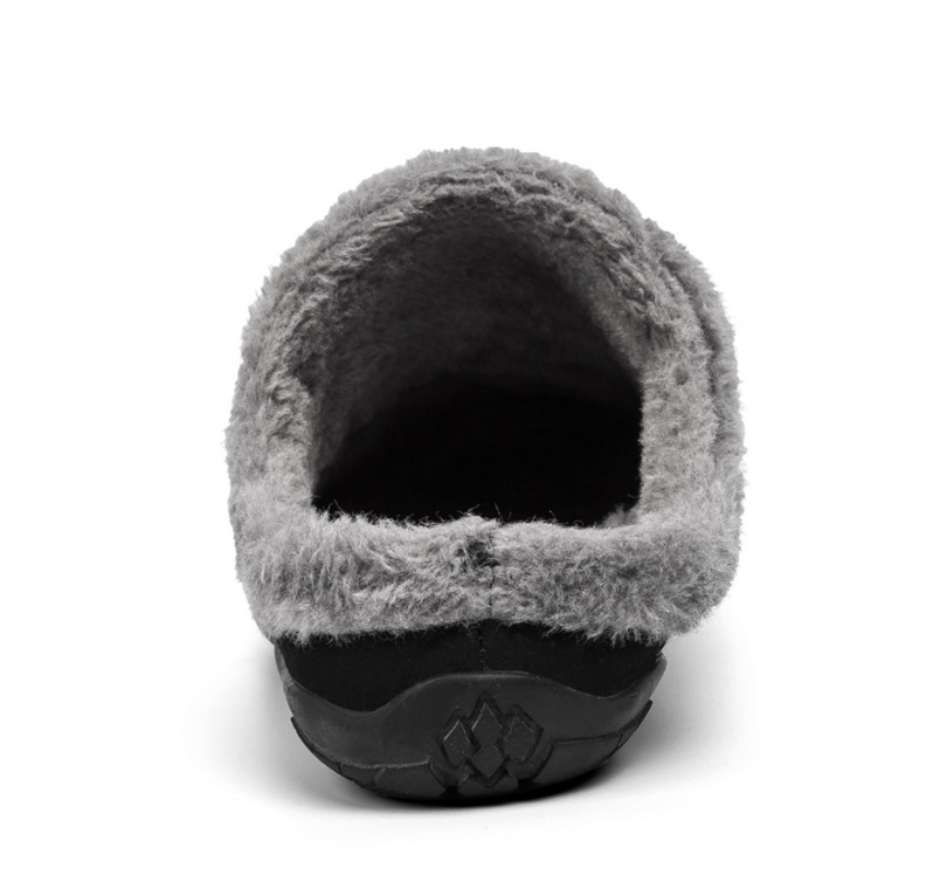 Comfortabele herensloffen mocassin stijl binnen en buiten met antislipzool