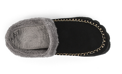 Comfortabele herensloffen mocassin stijl binnen en buiten met antislipzool