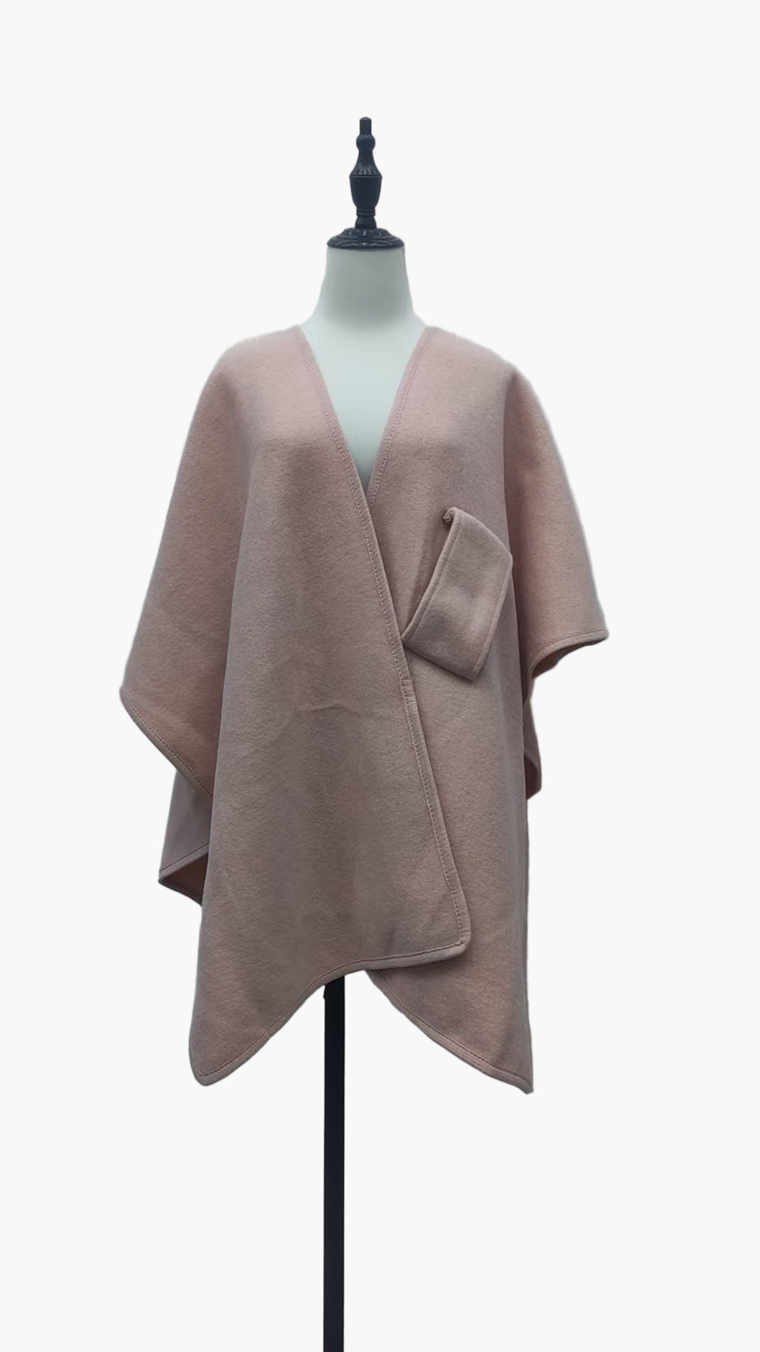 Elegant och mångsidig poncho-scarf för kvinnor i avslappnad stil