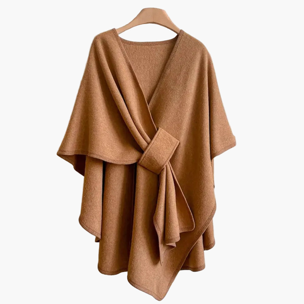 Elegant och mångsidig poncho-scarf för kvinnor i avslappnad stil