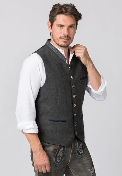 Chaleco tradicional para hombre estilo bávaro para fiestas y ocasiones elegantes