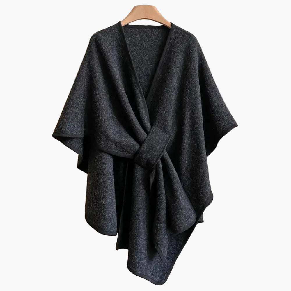 Elegant och mångsidig poncho-scarf för kvinnor i avslappnad stil