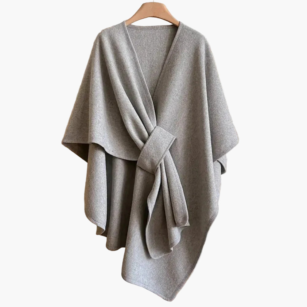 Elegant och mångsidig poncho-scarf för kvinnor i avslappnad stil