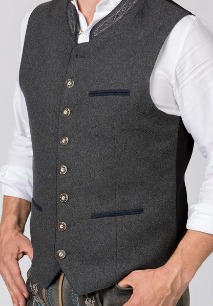 Chaleco tradicional para hombre estilo bávaro para fiestas y ocasiones elegantes