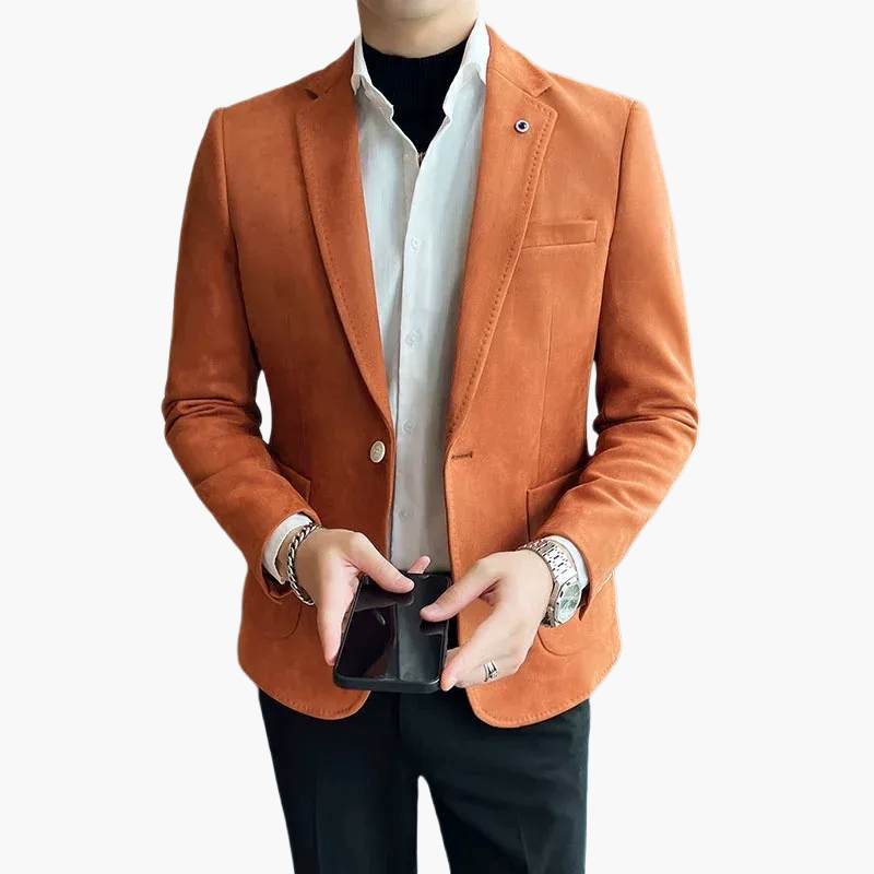 Elegant herrkostymblazer i modern stil för affärer och kvällar
