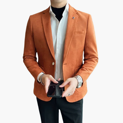 Elegant herrkostymblazer i modern stil för affärer och kvällar