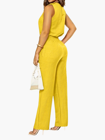 Combinaison Pantalon Élégante Femme Style Chic pour Bureau et Sorties