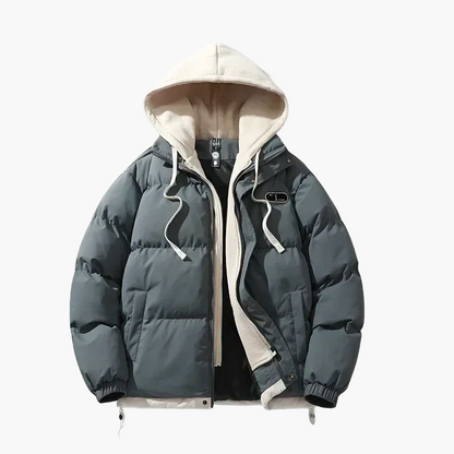 Casual hooded puffer jacket for men – Urban style and everyday comfort