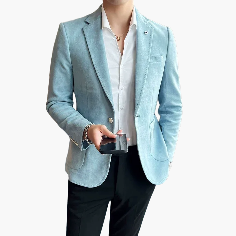 Elegant herrkostymblazer i modern stil för affärer och kvällar