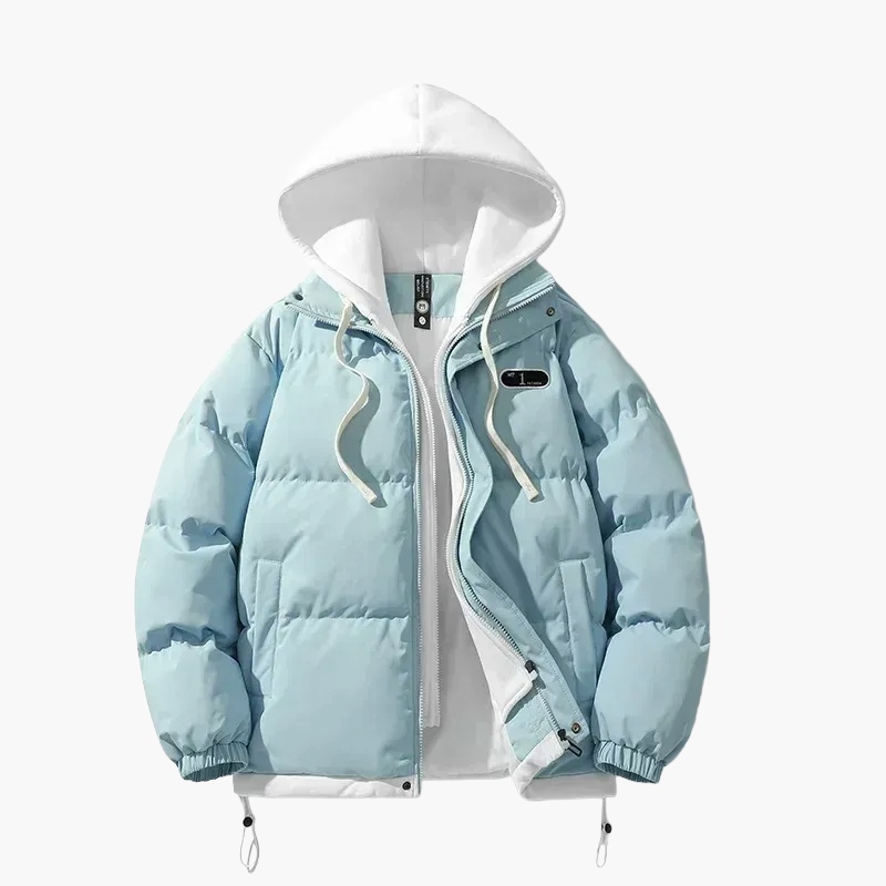 Casual hooded puffer jacket for men – Urban style and everyday comfort