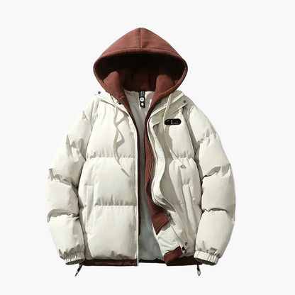 Casual hooded puffer jacket for men – Urban style and everyday comfort