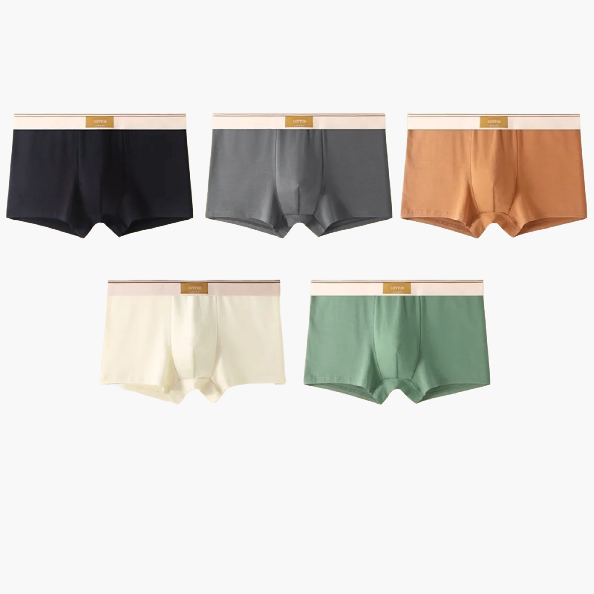 Boxers homme confort quotidien style moderne – Pack de 5 sous-vêtements invisibles et respirants