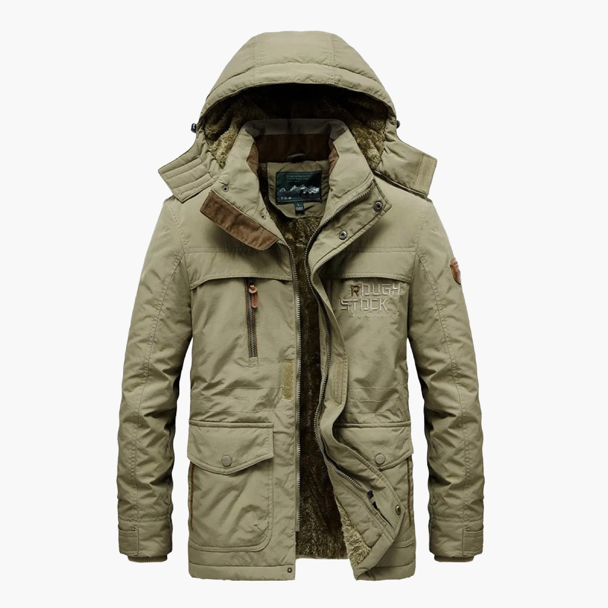 Men's Military Style Hooded Winter Jacket – Casual Fit, Ideal for Outdoor and Adventure