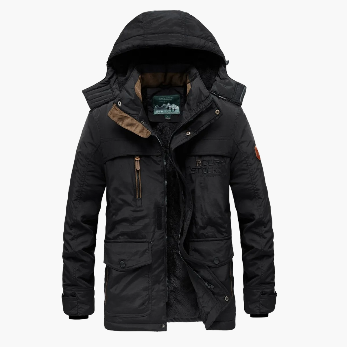 Men's Military Style Hooded Winter Jacket – Casual Fit, Ideal for Outdoor and Adventure