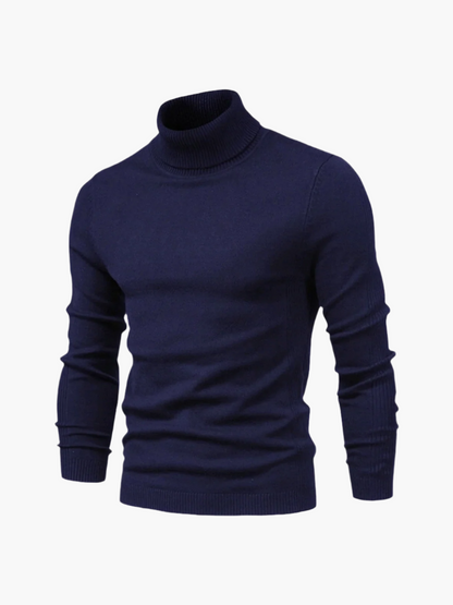 Jersey de Cuello Alto Elegante para Hombre – Estilo Moderno y Versátil