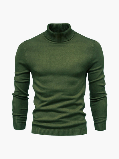 Jersey de Cuello Alto Elegante para Hombre – Estilo Moderno y Versátil