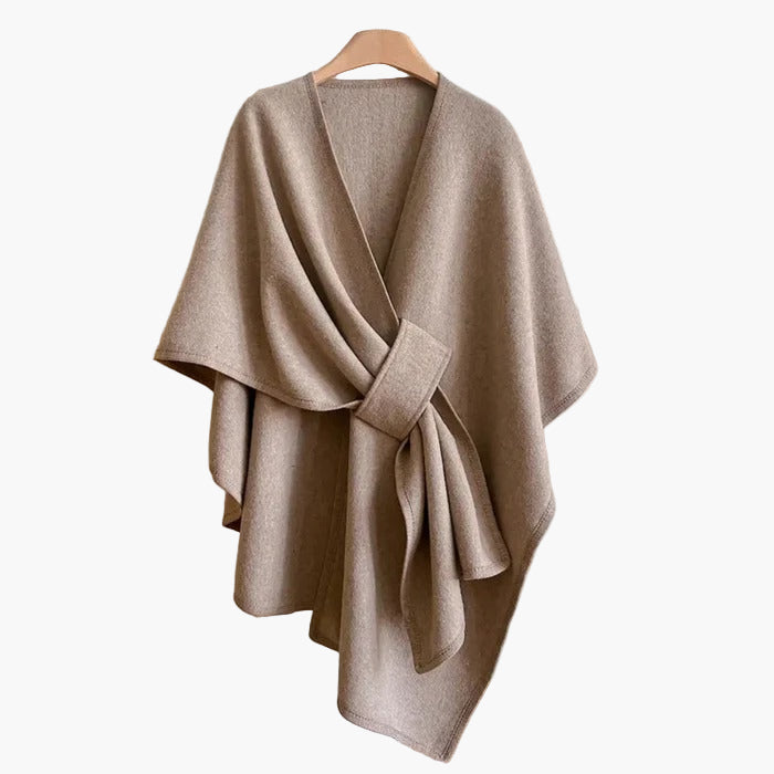 Elegant och mångsidig poncho-scarf för kvinnor i avslappnad stil