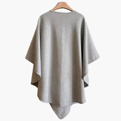 Elegant och mångsidig poncho-scarf för kvinnor i avslappnad stil
