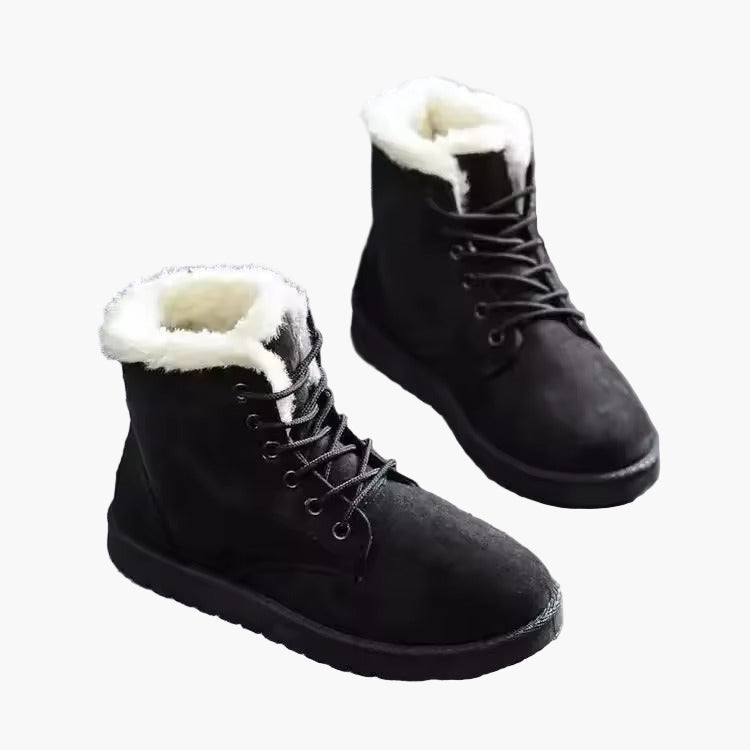 Bottes d'hiver montantes pour femme style décontracté chaud