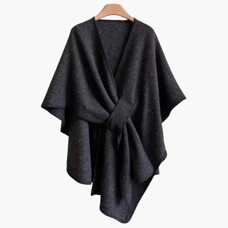 Elegant och mångsidig poncho-scarf för kvinnor i avslappnad stil