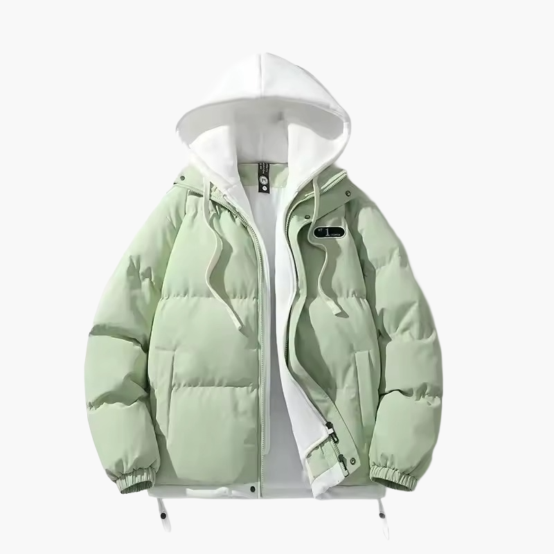 Casual hooded puffer jacket for men – Urban style and everyday comfort