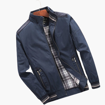 Men's bomber jacket versatile urban style spring-summer