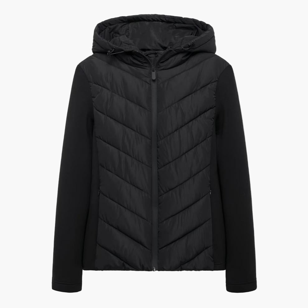 Chaqueta acolchada con capucha para mujer – Estilo urbano y comodidad diaria