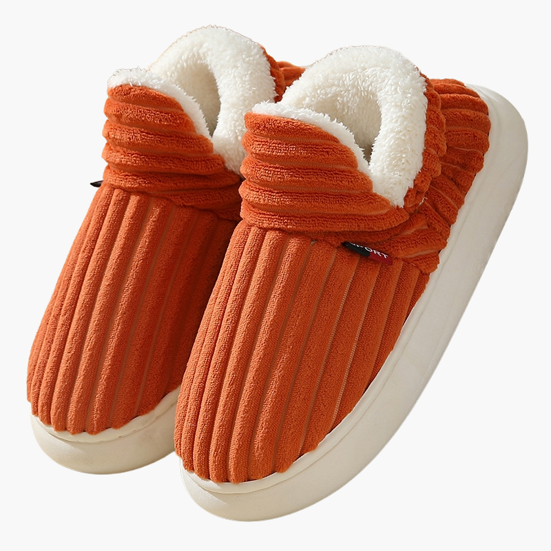Chaussons d'hiver unisexes ultra confort pour intérieur, style moderne, antidérapants