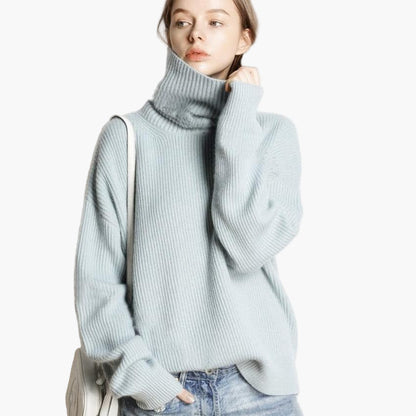 Oversize polotröja för dam – avslappnad och trendig stil