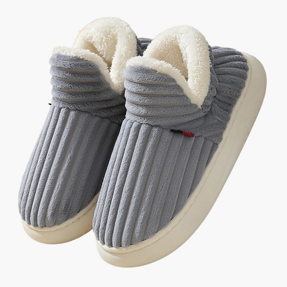 Chaussons d'hiver unisexes ultra confort pour intérieur, style moderne, antidérapants
